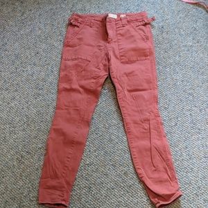 Anthropologie Red Jeans